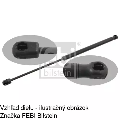 Plynová pružina 3023AB1D /POLCAR/ - obr. 2