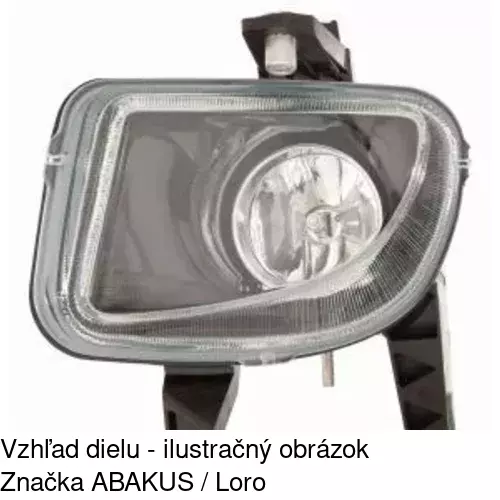 Hmlové svetlo - predné 3024301U /POLCAR/ - obr. 3