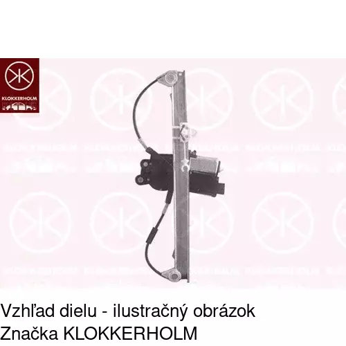 Elektrický mechanizmus okna dverí 3024PSE1 /POLCAR/ - obr. 1