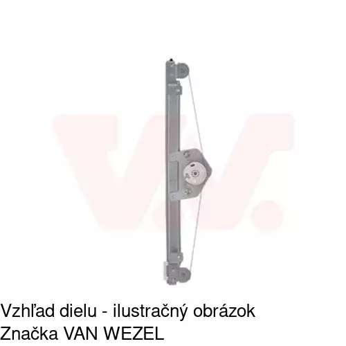 Elektrický mechanizmus okna dverí 3024PSE3 /POLCAR/ - obr. 4