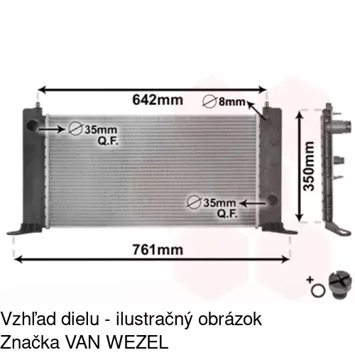 Chladiče vody 303008-2 /POLCAR/ - obr. 5
