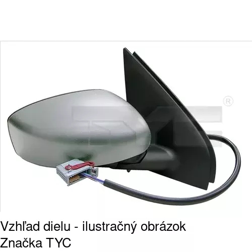 Vonkajšie zrkadlo 3030524M /POLCAR/ - obr. 1