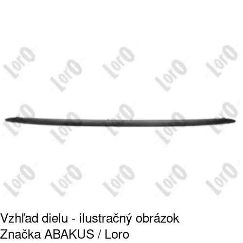 Spojler zadného nárazníka 303599 /POLCAR/ - obr. 2