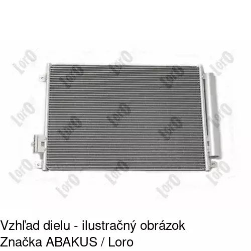 Chladiče klimatizácie 3035K8C1S /POLCAR/ - obr. 2