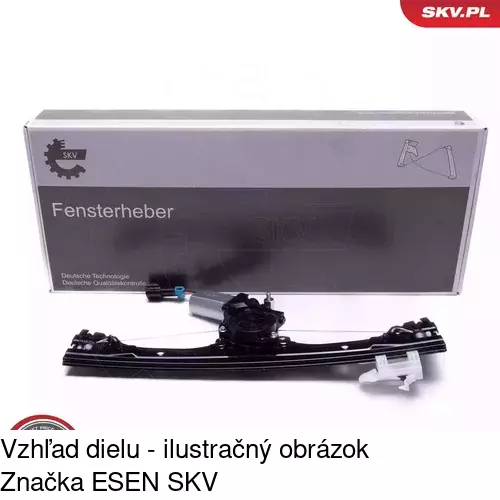 Elektrický mechanizmus okna dverí 3035PSE2 /POLCAR/ - obr. 4
