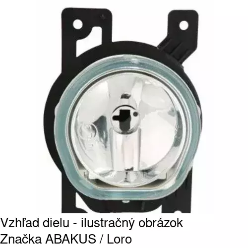 Hmlové svetlo - predné 304229-U /POLCAR/ - obr. 4