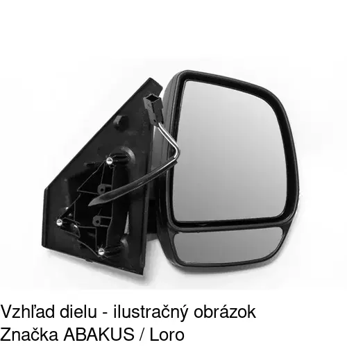 Vonkajšie zrkadlo 3042526M /POLCAR/ - obr. 3