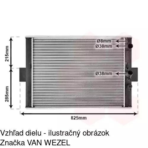 Chladiče vody 305008-3 /POLCAR/ - obr. 3