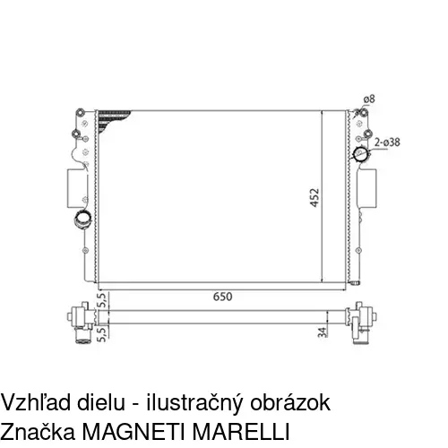 Chladiče vody 305208-4 /POLCAR/ - obr. 3