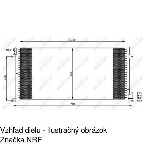 Chladiče klimatizácie 3052K8C1S /POLCAR/ - obr. 1