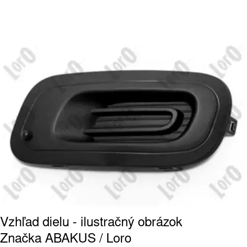 Kryt v nárazníku 30A127-2 /POLCAR/ - obr. 1