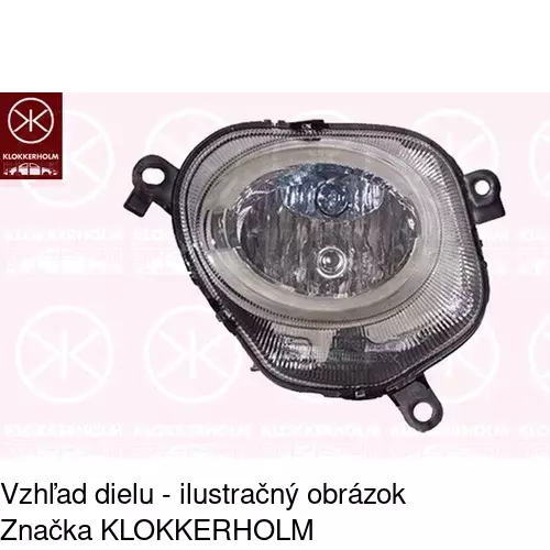 Hlavný reflektor 30A2091U /POLCAR/ - obr. 1