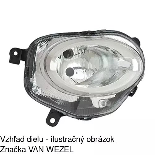 Hlavný reflektor 30A2101U /POLCAR/ - obr. 4