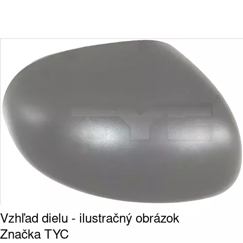 Vonkajšie zrkadlo 30L1524E /POLCAR/ - obr. 1