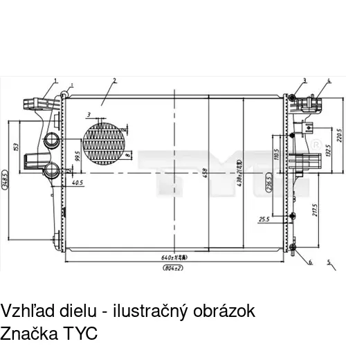 Chladiče vody POLCAR 30N1081X