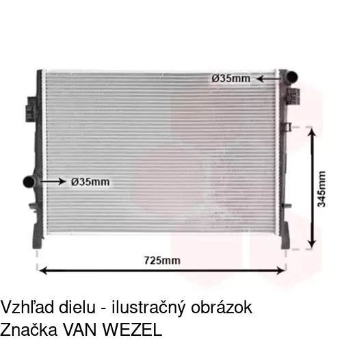 Chladiče vody 314008-1 /POLCAR/ - obr. 1