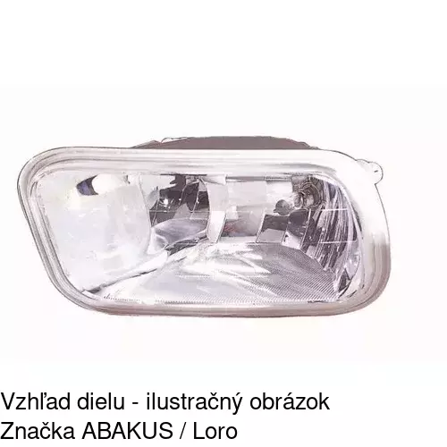 Hmlové svetlo - predné POLCAR 317329-1