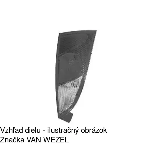 Zadné svetlo 320188-T /POLCAR/