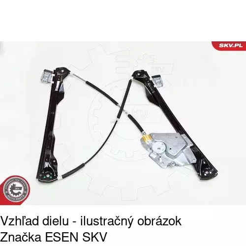 Elektrický mechanizmus okna dverí 3201PSE2 /POLCAR/ - obr. 1