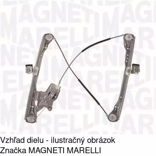 Elektrický mechanizmus okna dverí 3201PSE3 /POLCAR/ - obr. 2