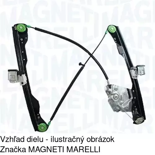 Elektrický mechanizmus okna dverí 3201PSE3 /POLCAR/ - obr. 4