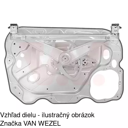 Mechanizmus sťahovania okna elektrický bez motora 3202PSG2 /POLCAR/ - obr. 5