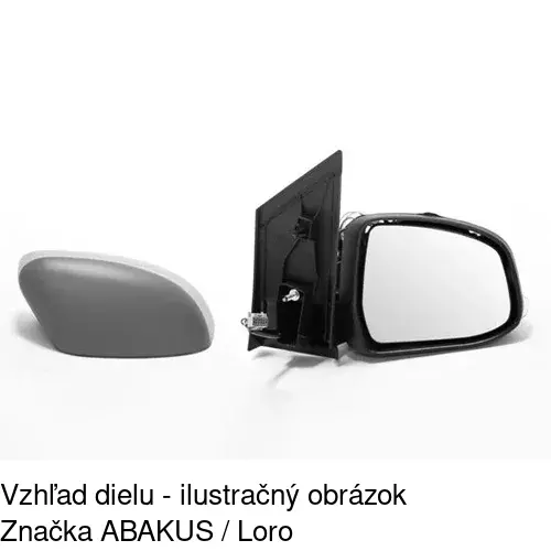 Vonkajšie zrkadlo 3205527S /POLCAR/ - obr. 2