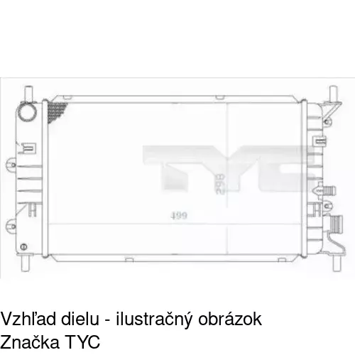 Chladiče vody POLCAR 320608A1