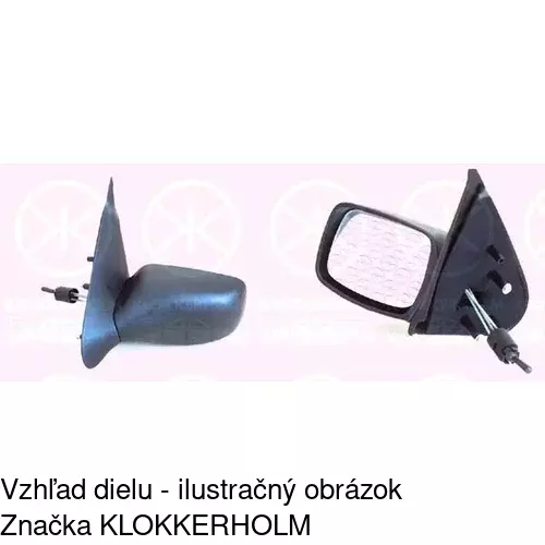 Vonkajšie zrkadlo 3210521M /POLCAR/ - obr. 4