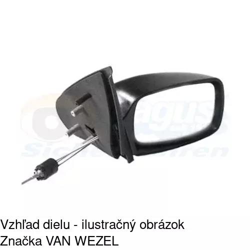 Vonkajšie zrkadlo 3210525E /POLCAR/ - obr. 4