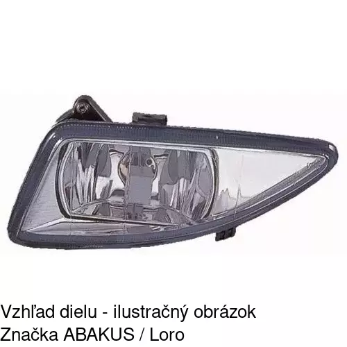 Hmlové svetlo - predné 321130-V /POLCAR/ - obr. 3