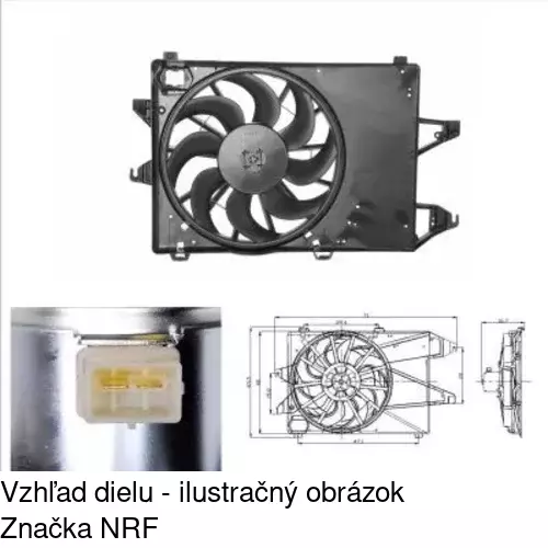 Ventilátory chladičov 321623W1 /POLCAR/ - obr. 1