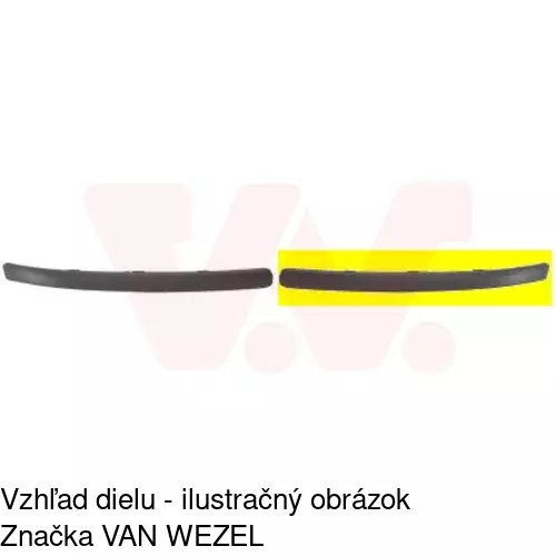 Lišta nárazníka 321807-7 /POLCAR/ - obr. 2