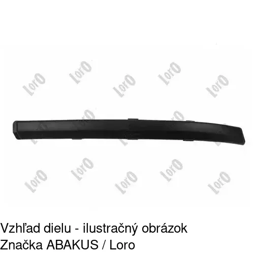 Lišta nárazníka 321807-8 /POLCAR/ - obr. 1