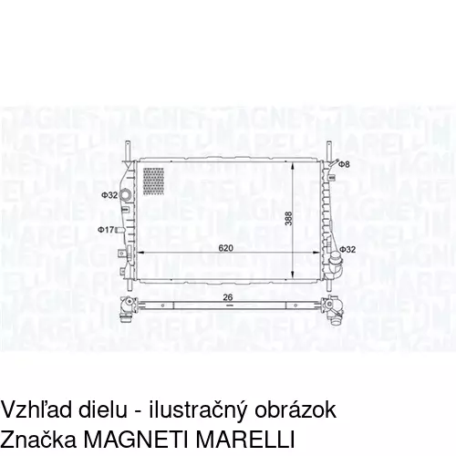 Chladiče vody POLCAR 321808-5