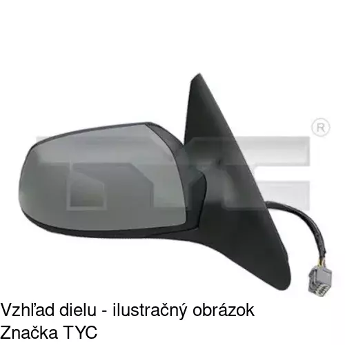 Vonkajšie zrkadlo 3218517E /POLCAR/ - obr. 3