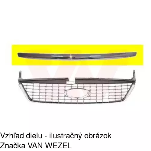 Lišta kapoty 321903-5 /POLCAR/ - obr. 2