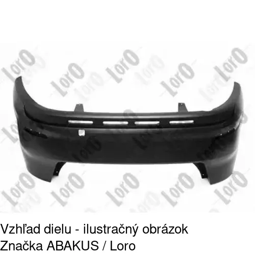 Zadný nárazník 321996-5 /POLCAR/ - obr. 1