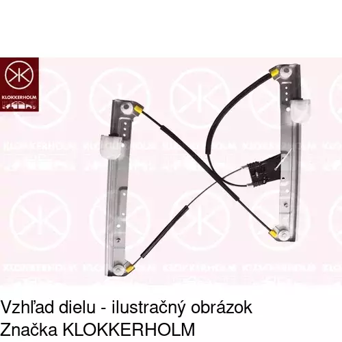 Mechanizmus sťahovania okna elektrický bez motora POLCAR 3219PSG2