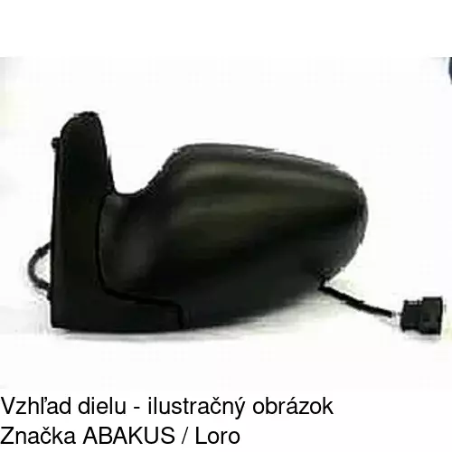 Vonkajšie zrkadlo 3241525E /POLCAR/ - obr. 3