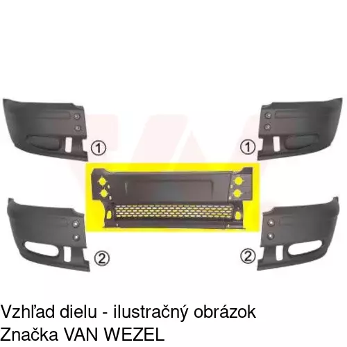 Predný nárazník 324707 /POLCAR/ - obr. 1