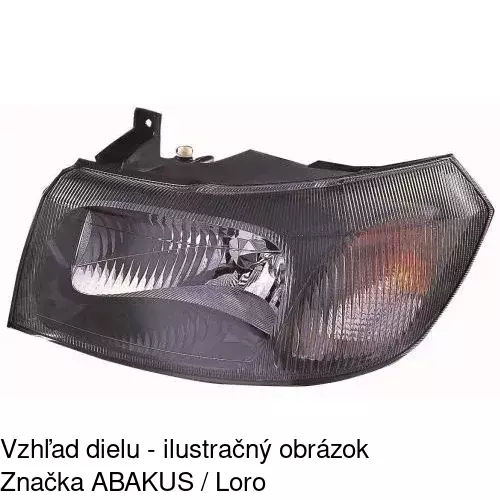 Hlavný reflektor 3247108E /POLCAR/ - obr. 2