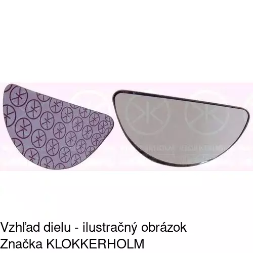 Sklo vonkajšieho zrkadla 3247548E /POLCAR/ - obr. 5