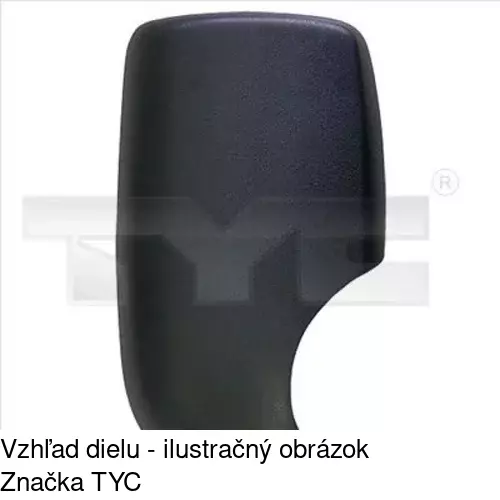 Rám vonkajšieho zrkadla POLCAR 324754TE