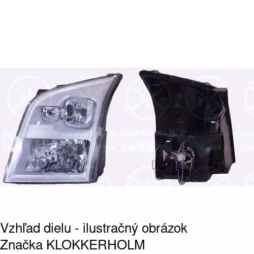 Hlavný reflektor 3248093E /POLCAR/ - obr. 1
