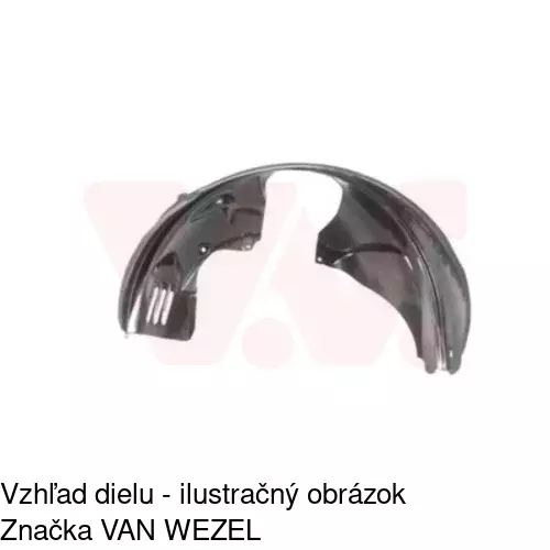 Podblatník (plast) 3257FP-1 /POLCAR/ - obr. 1