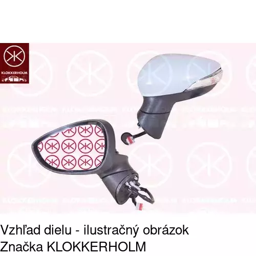 Vonkajšie zrkadlo 32B1513M /POLCAR/ - obr. 2