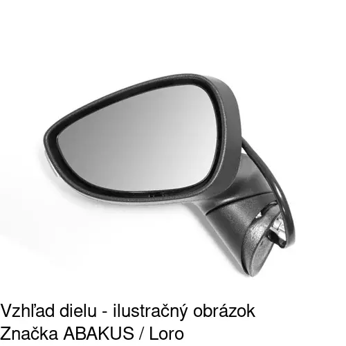 Rám vonkajšieho zrkadla 32B154TM /POLCAR/ - obr. 5