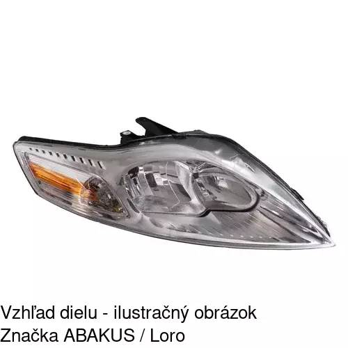 Hlavný reflektor 32D110-T /POLCAR/ - obr. 2