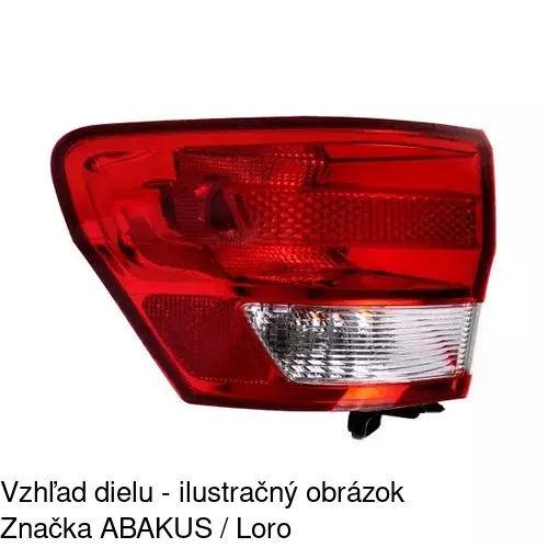 Zadné svetlo 343187-1 /POLCAR/